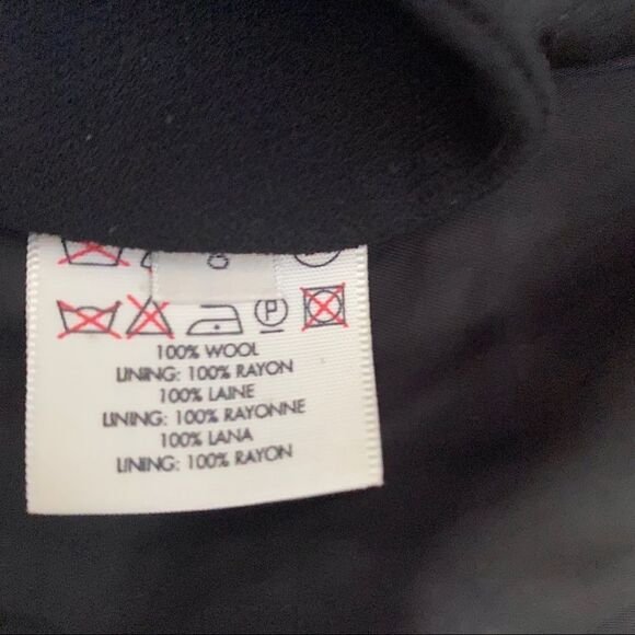 Calvin Klein Collection black 100% wool blazer 6 - Picture 5 of 6